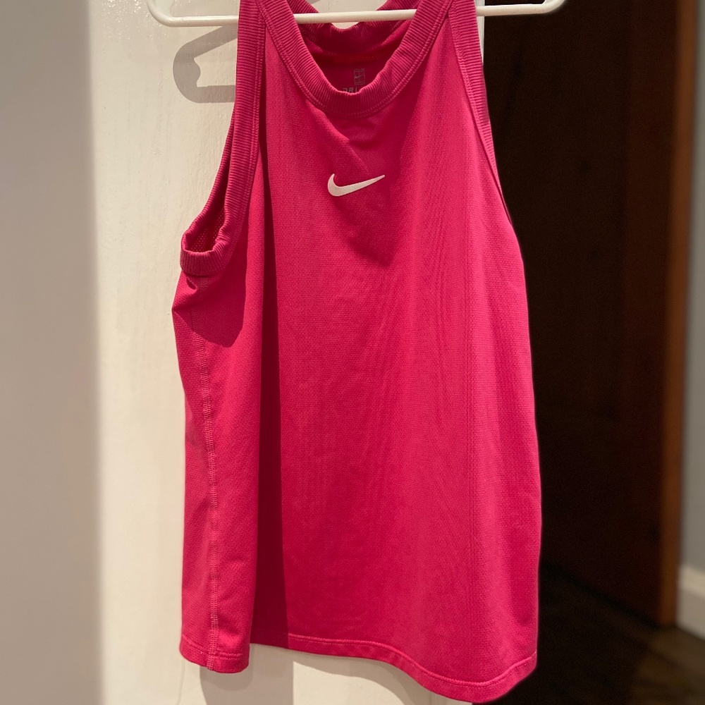 Pink Nike girls L tank